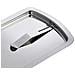 68017 - Vassoio portadocumenti con clip, acciaio inox, 12x21,5 - Foto miniatura 2