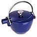 Bollitore La Cocotte 1,15 l color blu scuro in ghisa - Foto miniatura 1