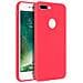 Cover Iphone 7 Plus / 8 Plus Soft Touch Silicone Gel Morbido - Rossa - Foto miniatura 1
