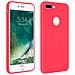 Cover Iphone 7 Plus / 8 Plus Soft Touch Silicone Gel Morbido - Rossa - Foto miniatura 2