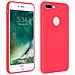 Cover Iphone 7 Plus / 8 Plus Soft Touch Silicone Gel Morbido - Rossa - Foto miniatura 6