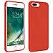 Cover Iphone 7 Plus / 8 Plus Soft Touch Silicone Gel Morbido - Rossa - Foto miniatura 15