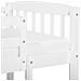 Letto A Castello In Legno Di Pino Bianco 90 X 200 Cm Revin - Foto miniatura 32