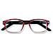 Occhiali Da Lettura Uomo Donna Unisex Rossi + 3.50 Diottrie 31z-b1-red, Occhiali Da Vista Da 3.5 Diottrie Premontati Per Presbiopia, Montatura In Policarbonato E Asta Con Sistema Flex - Foto miniatura 1