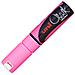 Marker Uni Chalk - Pwe-8k - 8,0mm - Punta Scalpello - Rosa Fluo - 1 Pz - Foto miniatura 2