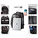 Og Online Go Getaway Zaino Del Motociclo Impermeabile Uomo Hard Shell Di Grande Capacit Espandibile 35l-45l Casco Della Motocicletta Borsa Casco Zaino Antifurto Riflettente Usb Computer Portatile - Foto miniatura 3
