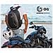 Og Online Go Getaway Zaino Del Motociclo Impermeabile Uomo Hard Shell Di Grande Capacit Espandibile 35l-45l Casco Della Motocicletta Borsa Casco Zaino Antifurto Riflettente Usb Computer Portatile - Foto miniatura 4