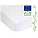 Coprimaterasso Impermeabili In Cotone Organico + Spugna Pu Per Letto - 90x190 Cm - Foto miniatura 1