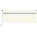 Tenda da Sole Retrattile Manuale con Parasole 4x3m Crema - Foto miniatura 2
