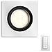 Milliskin Hue Incasso Connesso Quadrato Alluminio E Nero + Dimmer Switch - Foto miniatura 2