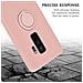 Custodia Compatibile Con Samsung Galaxy S9 Plus In Liquid Rosa - Coperchio Protettivo In Silicone Tpu Flessibile Con Anello - Foto miniatura 8