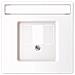 Meg4250-6035 Bianco Placca Copripresa E Copri Interruttori - Foto miniatura 1