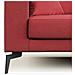Prestige Divano Moderno In Microfibra T11 Rosso - Foto miniatura 11