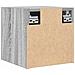Armadietti Tv Montati A Parete 4 Pz Grigio Sonoma 30,5x30x30 Cm - Foto miniatura 4