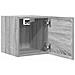 Armadietti Tv Montati A Parete 4 Pz Grigio Sonoma 30,5x30x30 Cm - Foto miniatura 10