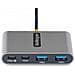 StarTech.com Hub USB-C a 4 porte con 100W Power Delivery Pass-Through - Adattatore USB C a 2x USB-A + 2x USB-C - USB 3.0 5Gbps - Cavo lungo 30cm - Hub multiporta USB Type-C a USB-A/C portatile - Foto miniatura 4