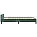 Giroletto senza Materasso Verde Scuro 90x190 cm in Velluto - Foto miniatura 8