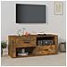 Mobile Tv Rovere Fumo 100x35x40 Cm In Legno Multistrato - Foto miniatura 1