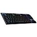 G915 TKL Tenkeyless LIGHTSPEED Wireless RGB Mechanical Gaming Keyboard tastiera USB QWERTZ Tedesco Carbonio - Foto miniatura 1