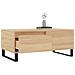 Tavolino Salotto Rovere Sonoma 90x50x36,5 Cm Legno Multistrato - Foto miniatura 3