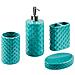 Set Da 4 Accessori Per Il Bagno Guatire Ceramica Turchese - Foto miniatura 5