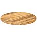 Piano per Tavolo Ø 90x2,5 cm Rotondo in Legno Massello di Mango - Foto miniatura 2