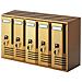 Blocchiere Verticali Per Posta L52xp17,5xh30 Cm 5 Posti Alubox Cubo Bronzo - Foto miniatura 1