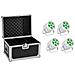Set 4x Led Silent Par 6 Qcl Floor Ws + Case (20000987) - Foto miniatura 1