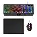 MCP124 tastiera Mouse incluso USB QWERTY Spagnolo Nero - Foto miniatura 1