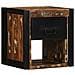 Comodini 2 Pz Multicolore 40x35x40cm In Legno Massello Recupero - Foto miniatura 2