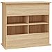 Supporto Acquario 81x36x73cm in Legno Multistrato Rovere Sonoma - Foto miniatura 8