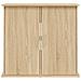 Supporto Acquario 81x36x73cm in Legno Multistrato Rovere Sonoma - Foto miniatura 5