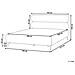 Letto Bouclé Lessay 180 X 200 Cm Bianco Sporco - Foto miniatura 2