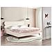 Letto Bouclé Lessay 180 X 200 Cm Bianco Sporco - Foto miniatura 1