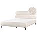 Letto Bouclé Lessay 180 X 200 Cm Bianco Sporco - Foto miniatura 3