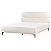 Letto Bouclé Lessay 180 X 200 Cm Bianco Sporco - Foto miniatura 4