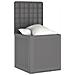 Scatola di Stoccaggio da Giardino Grigio Chiaro 55x53x57 cm PP - Foto miniatura 2
