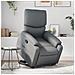 Poltrona Alzapersona Reclinabile Grigio in Similpelle - Foto miniatura 2
