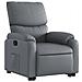 Poltrona Alzapersona Reclinabile Grigio in Similpelle - Foto miniatura 4