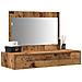 Tavolo da Toeletta Appeso - Legno Vintage - 100x40x70 cm - Foto miniatura 3