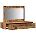 Tavolo da Toeletta Appeso - Legno Vintage - 100x40x70 cm - Foto miniatura 5
