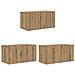 Set mobile TV 8 pcs rovere artigianale 60 x 30 x 30 cm - Foto miniatura 5