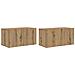 Set mobile TV 8 pcs rovere artigianale 60 x 30 x 30 cm - Foto miniatura 6