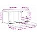 Set mobile TV 8 pcs rovere artigianale 60 x 30 x 30 cm - Foto miniatura 9