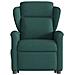 Poltrona Alzapersona Massaggiante Elettrica Verde Scuro Tessuto - Foto miniatura 5