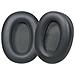 Cuscinetti Auricolari Di Ricambio In Pelle Proteica Compatibili Con Cuffie Edifier W800bt Free - Set Di 2 Blackash - Foto miniatura 2