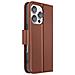 Custodia A Portafoglio Per Iphone 16 Pro Max In Pelle Premium Con Funzione Stand - Foto miniatura 1
