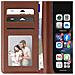 Custodia A Portafoglio Per Iphone 16 Pro Max In Pelle Premium Con Funzione Stand - Foto miniatura 3