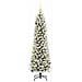 Albero di Natale artificiale con 150 LED Bianco 150 cm - Foto miniatura 3