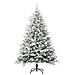 Albero di Natale artificiale preilluminato con set di palline - Foto miniatura 4